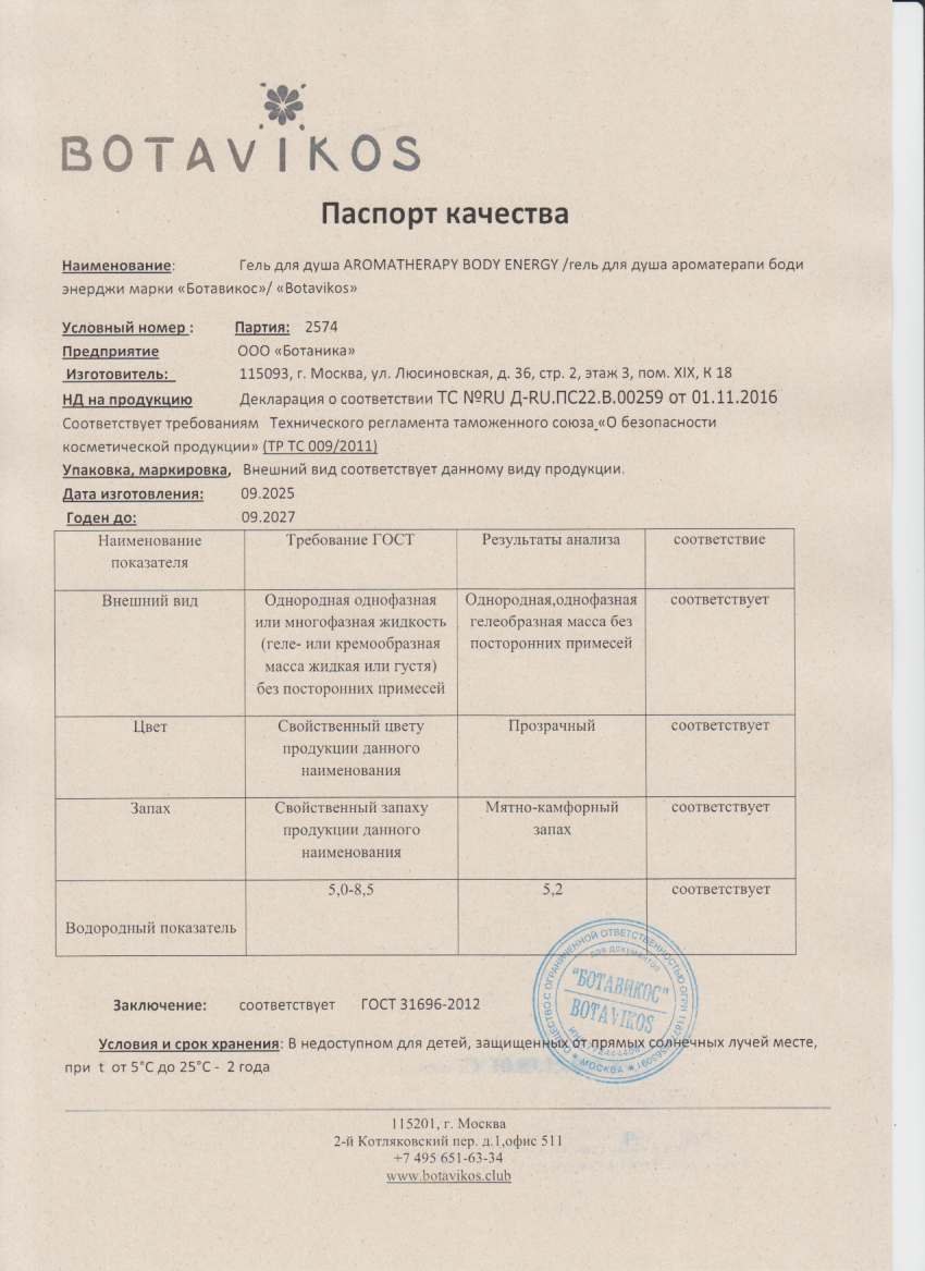 Паспорт №092025